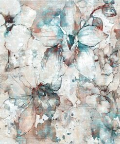 Fototapeta Květiny malované linkami