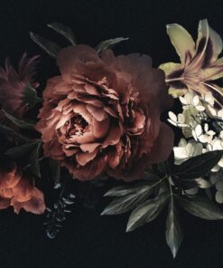 Fototapeta Květiny na tmavém pozadí