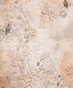 Fototapeta Květiny a ptáci