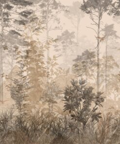 Fototapeta Les v hnědé barvě