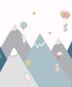 Fototapeta Létající králíčci v horách