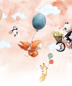 Fototapeta Létající lišky a plyšoví medvídci