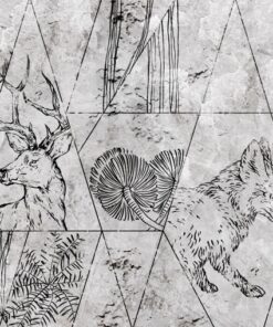 Fototapeta Lesní geometrie