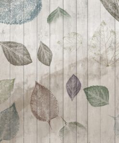 Fototapeta Listy na prknech