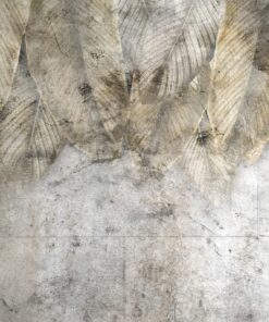 Fototapeta Listy na dlaždicích