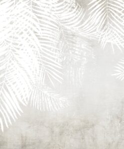 Fototapeta Bílé palmové listy