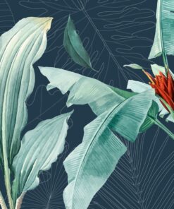 Fototapeta Listy a květy