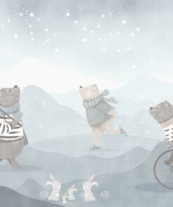 Fototapeta Medvídci v šálách