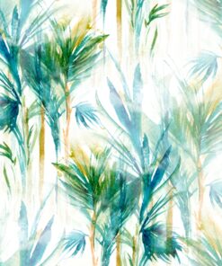 Fototapeta Modré dlouhé listy