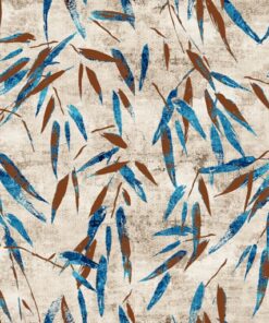 Fototapeta Modré a hnědé listy