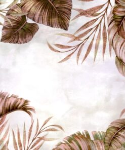 Fototapeta Obloha v hnědých listech