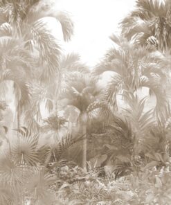 Fototapeta Neobjevená džungle v sépiovém odstínu