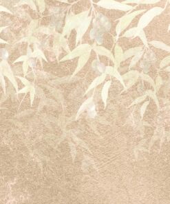 Fototapeta Rozmazané listí na zdi