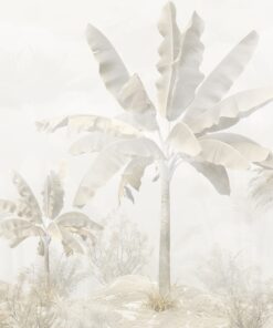 Fototapeta Palma v bílém