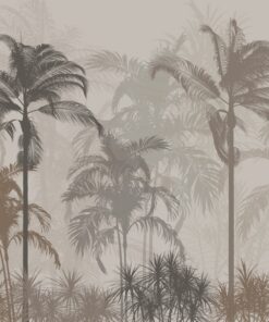 Fototapeta Palmy v mlze 3D