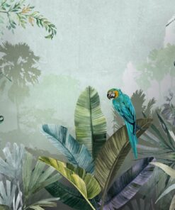 Fototapeta Papoušek v křoví