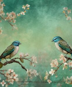 Fototapeta Dvojice modrých ptáků