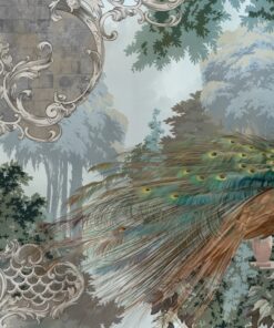 Fototapeta Páv na zdi