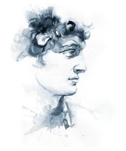 Fototapeta Davidův profil