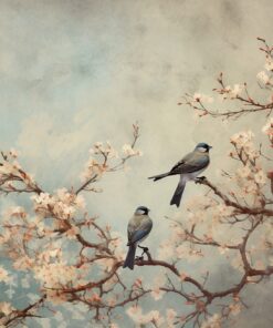 Fototapeta Ptáci na větvi