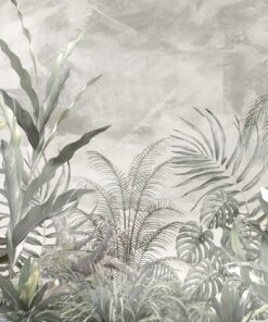 Fototapeta Zeď exotických rostlin