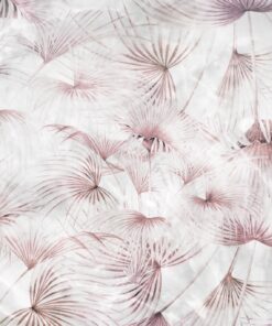 Fototapeta Zeď z růžových listů