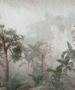 Fototapeta Sekvoje v mlze