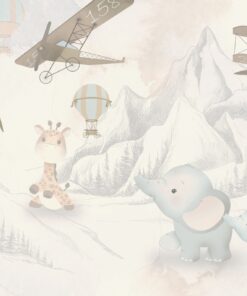 Fototapeta Sloni a letadla