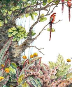 Fototapeta Sloni v barevné džungli