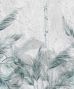 Fototapeta Štíhlé listy v modré