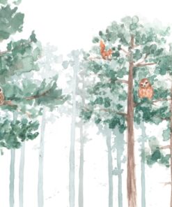 Fototapeta Sovy v korunách stromů