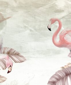 Fototapeta Tanec plameňáků