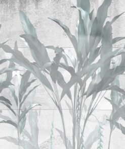 Fototapeta Tropická tráva v šedé barvě
