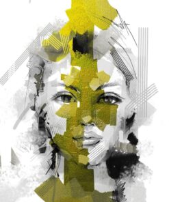 Fototapeta Tvář v zeleném