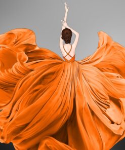 Fototapeta V krásných šatech