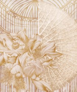 Fototapeta Lekníny a palmové listy