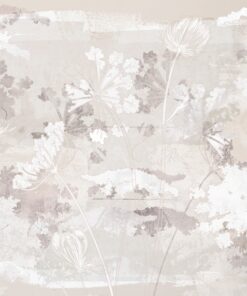 Fototapeta Nástin bílých rostlin