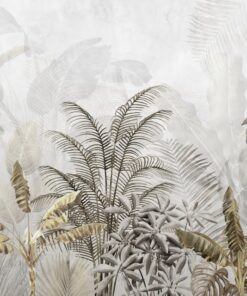 Fototapeta Tropické palmové zlato