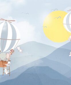 Fototapeta Zvířata v letu nad horami