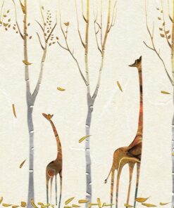 Fototapeta Žirafy mezi stromy