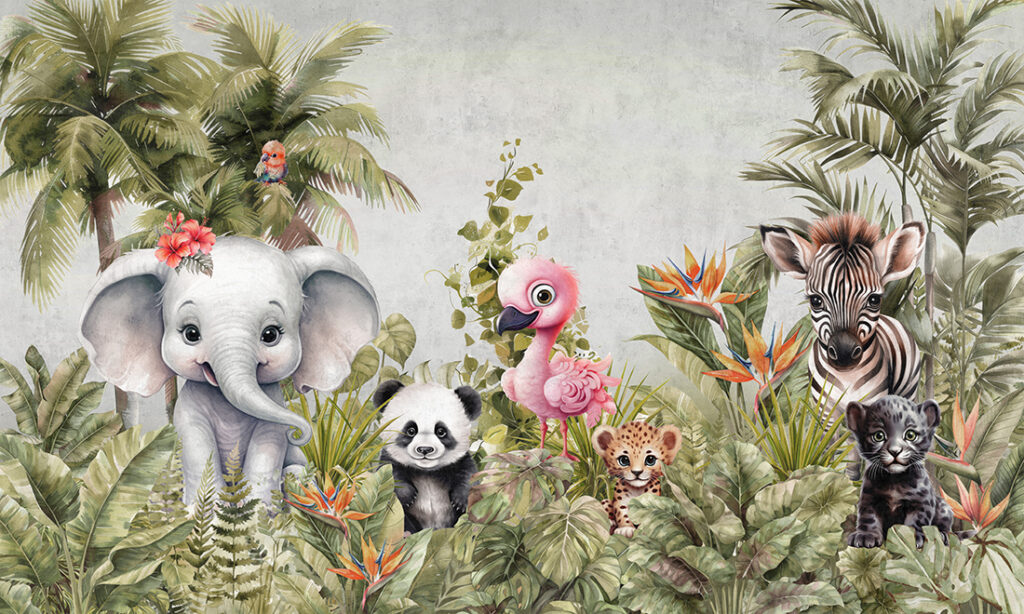 Fototapeta Zvířata v džungli