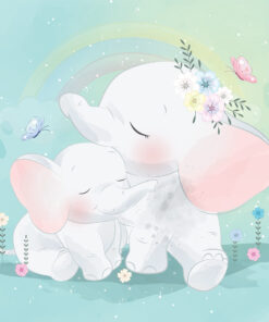 Fototapeta Mazlení sloni