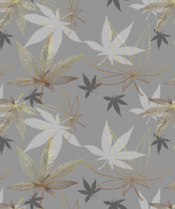 Fototapeta Zlaté listy mezi béžovou