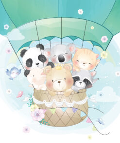 Fototapeta Veselá balónová posádka