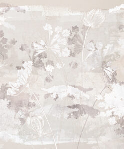 Fototapeta Nástin bílých rostlin