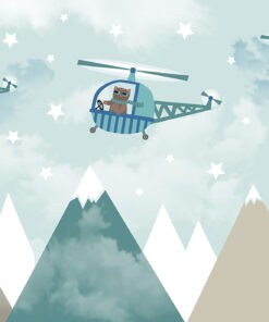 Fototapeta Zvířecí hlídka nad horami