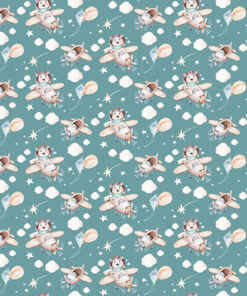 Fototapeta Medvídek v letadle