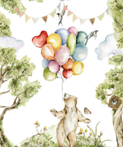 Fototapeta Medvěd s balónky