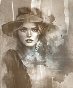 Fototapeta Žena v klobouku