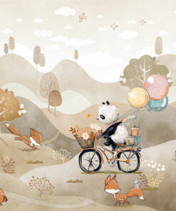 Fototapeta Šťastná podzimní zvířata